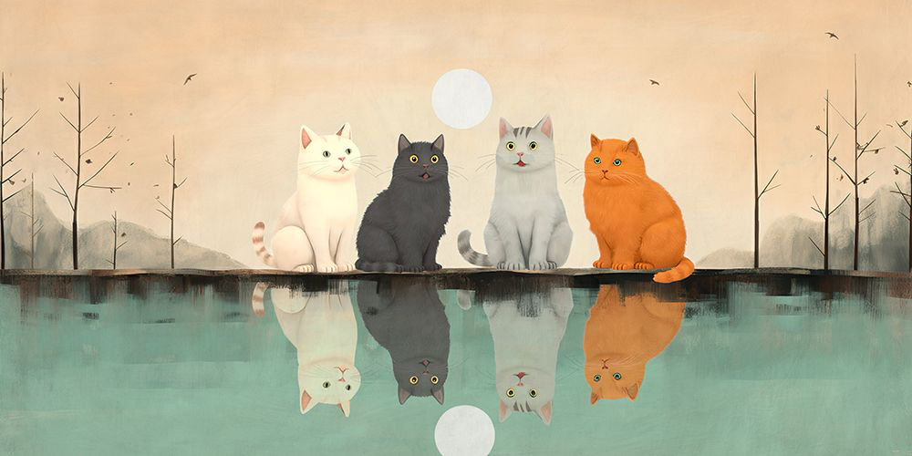 Friends in the moonlight