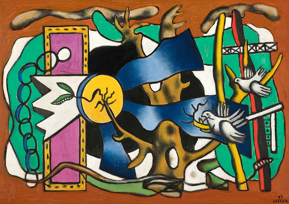 Composition aux Deux Oiseaux