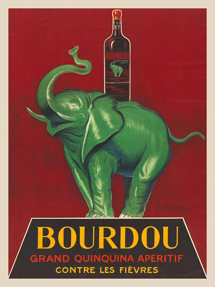 Bourdou grand quinquina apéritif contre les fièvres